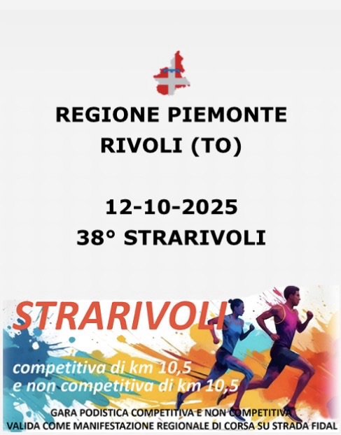 38ª StraRivoli: la città si rimette in corsa